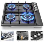 Sndoas Encastrable - Plaque de cuisson gaz, 60 cm