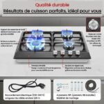 Sndoas Encastrable - Plaque de cuisson gaz, 60 cm – Image 5