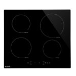Beldeko 4 Feux 4 Boosters - Plaque à induction, 4 foyers, 59 cm, 7900 W