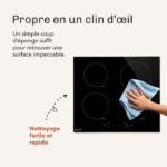 Beldeko 4 Feux 4 Boosters - Plaque à induction, 4 foyers, 59 cm, 7900 W – Image 6