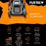 Fuxtec FX-RME43 - Tondeuse sans fil, coupe 43 cm, jusqu'à 1000 m², 20 V – Image 3