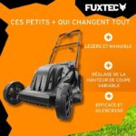 Fuxtec FX-RME43 - Tondeuse sans fil, coupe 43 cm, jusqu'à 1000 m², 20 V – Image 4