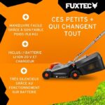 Fuxtec FX-E1RM20ECO-SET - Tondeuse sans fil, coupe 30 cm, jusqu'à 200 m², 20 V – Image 3