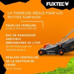 Fuxtec FX-E1RM20ECO-SET - Tondeuse sans fil, coupe 30 cm, jusqu'à 200 m², 20 V – Image 4