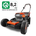 Fuxtec FX-E2RM51SET - Tondeuse sans fil, coupe 51 cm, jusqu'à 500 m², 40 V