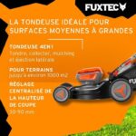 Fuxtec FX-E2RM51SET - Tondeuse sans fil, coupe 51 cm, jusqu'à 500 m², 40 V – Image 5