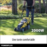 Powerplus POWXG6281 - Tondeuse électrique, coupe 42 cm, jusqu'à 500 m², 2000 W – Image 2