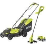 Ryobi RLM1833BLT1825M - Tondeuse sans fil, coupe 33 cm, jusqu'à 200 m², 18 V