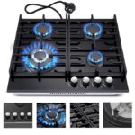 Topstrong encastrable - Plaque de cuisson gaz, 4 foyers, 59 cm