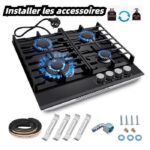 Topstrong encastrable - Plaque de cuisson gaz, 4 foyers, 59 cm – Image 4