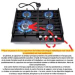 Topstrong encastrable - Plaque de cuisson gaz, 4 foyers, 59 cm – Image 6