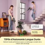 Ultenic UU15 - Aspirateur balai sans fil, 70 kPa, 70 min, 70 dB(A) – Image 3
