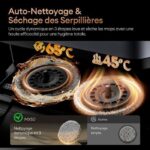 Ultenic M50 - Aspirateur robot laveur avec station, 25 000 Pa, 5200 mAh, 200 min – Image 3