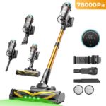 Vactidy France VACTIDY - Aspirateur balai sans fil, 78 kPa, 70 min, 75 dB(A)