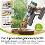Vactidy France VACTIDY - Aspirateur balai sans fil, 78 kPa, 70 min, 75 dB(A) – Image 5