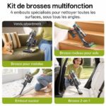 Vactidy France VACTIDY - Aspirateur balai sans fil, 78 kPa, 70 min, 75 dB(A) – Image 6