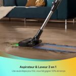 Vactidy France Vactidy Blitz V15 Max - Aspirateur balai laveur, 80 kPa, 65 min, 78 dB(A) – Image 2
