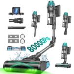 Vactidy France Vactidy Blitz V15 Max - Aspirateur balai laveur, 80 kPa, 65 min, 78 dB(A)