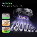 Vactidy France Vactidy Cleanova W15 - Aspirateur robot laveur avec station, 18 000 Pa, 2600 mAh, 200 min – Image 2