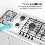 Wehimo 5 Feux - Plaque de cuisson gaz, 5 foyers, 76 cm – Image 6