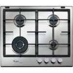 Whirlpool GMR 6422/IXL - Cuisinière à gaz, 4 feux, 59 cm